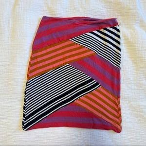 NICOLE MILLER‎ Bodycon Cotton blend mini skirt, S